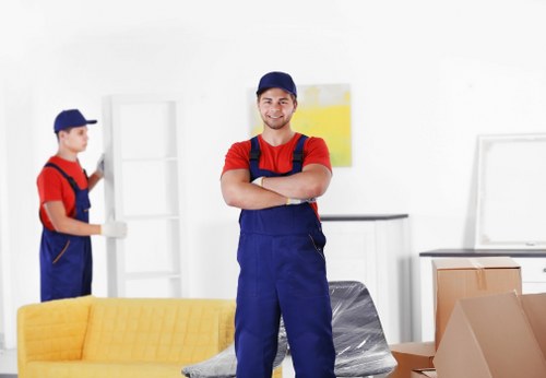 Commercial moving team supporting a business relocation in Upton Park
