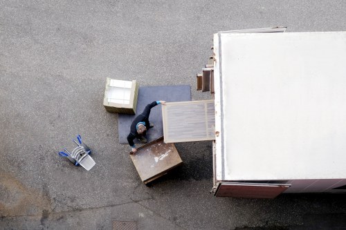 House movers assisting a residential move in Upton Park