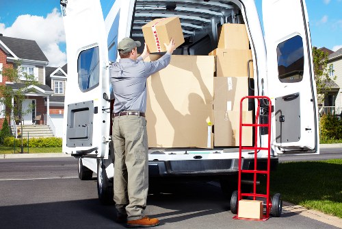 Commercial moving van for business deliveries around Upton Park