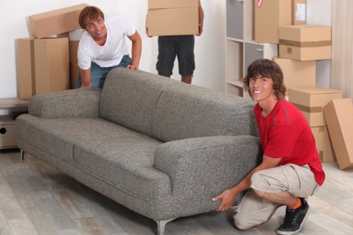 Local packing team preparing belongings in Upton Park