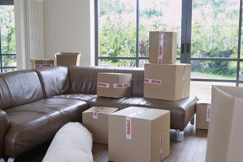Local East London business premises being moved with careful handling