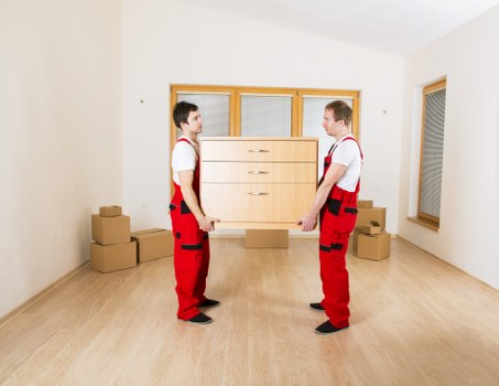 Customer booking and payment details for removal service